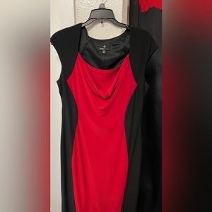 Red and Black RonniNichole dress only worn a few times.
